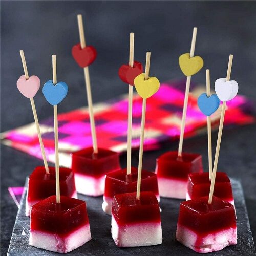 Beautiful Hearts Food Sticks