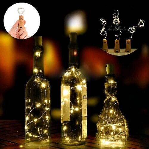 Wine stopper with LED lights