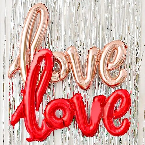 LOVE letter foil balloon