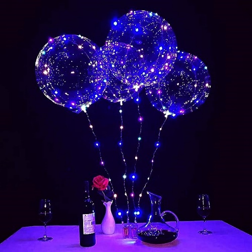 Led light up balloons wedding The popular glowing decoration accessory...