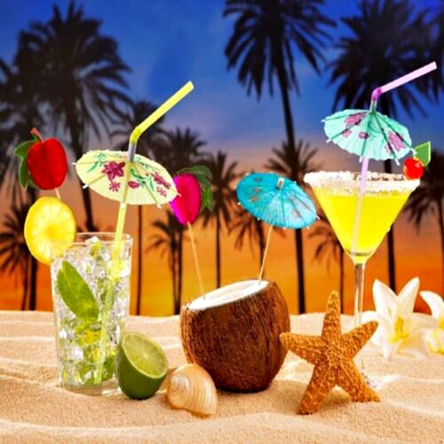 Details about   20/50 Pcs Creative Cocktail Straw Umbrella Drinking Straw Party Decor 