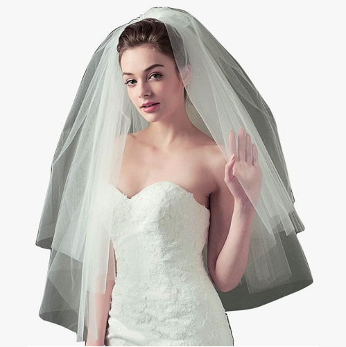 Bridal veil tulle fabric for sale A classic veil for a beautiful and flattering bride look Adds more volume and liveliness