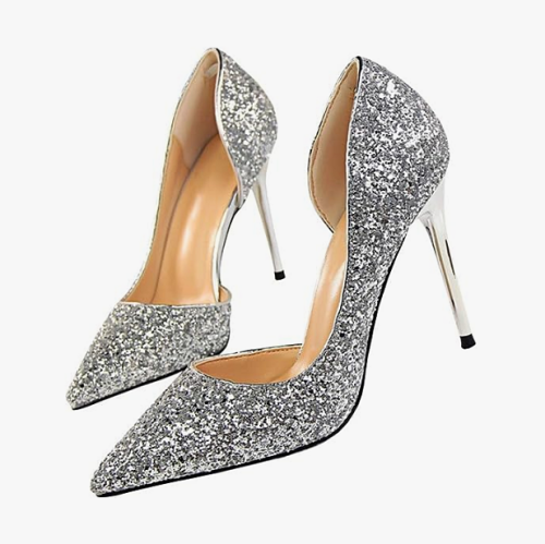 High heels shoes for bride in Gold White Silver Red Blue or Black Probably the prettiest shoes in the world