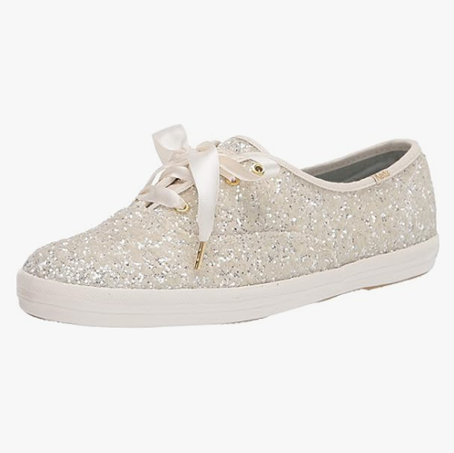 Wedding shoes for bride kate spade Glitter Shoes Stunning sequined sneakers for a wedding in Gorgeous colors: Rose gold, Silver, Gold or White
