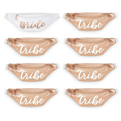 Gifts for bride tribe Gorgeous Pouches set that includes 8...