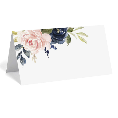 Navy and White place cards 50 stunning cards in a...