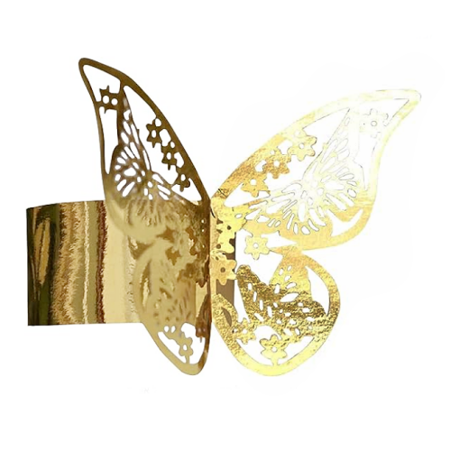 Paper butterfly napkin rings 24 Pcs Magical butterfly napkins rings...
