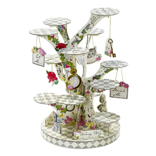 Alice in wonderland wedding centerpieces TREE CAKE STAND Mad Hatter’s Tea Party Amazing Centrepiece