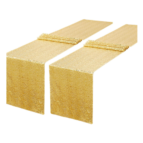Gold sequin table runner for wedding Beautiful Item with glittering...