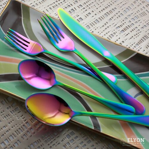 Rainbow Flatware Cutlery Set