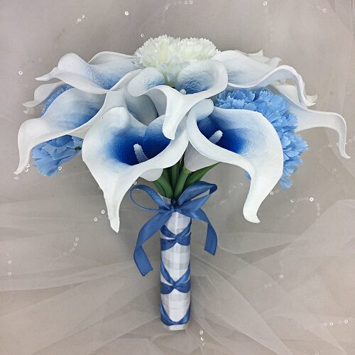 Calla lilies wedding bouquet