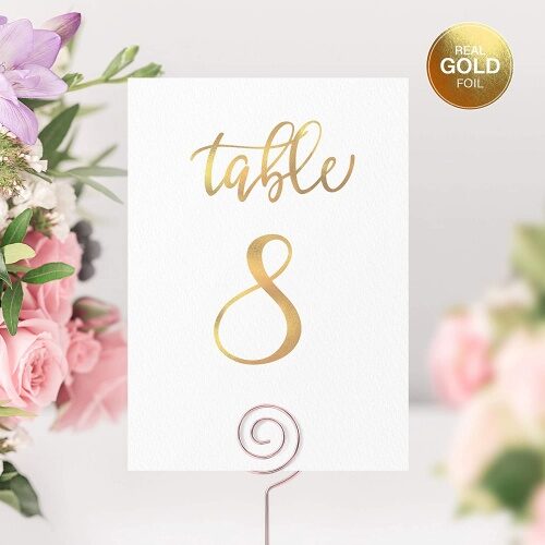 Wedding table numbers (1-30)