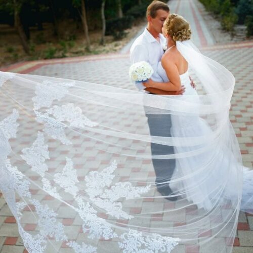 3 meter bride veil