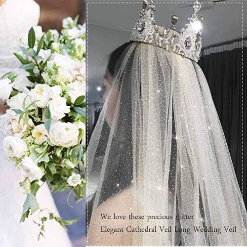 Glitter Bridal Veil