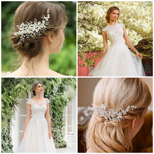 Crown Diamante Crystal Hair Pins Clips Prom Wedding Bridesmaids 