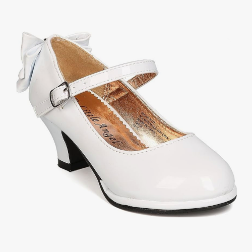 Infant girl mary jane shoes with a low heel and...