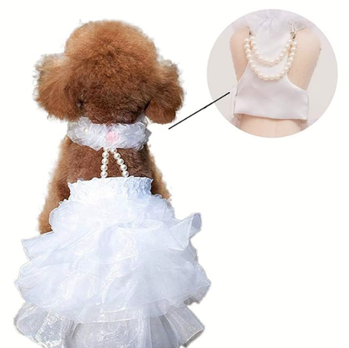 Dog wedding dress costume A great costume for your dog...