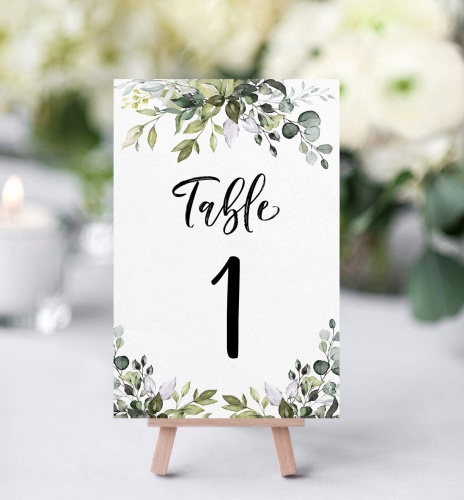 NEW 12pc Round Table Numbers Names 126mm Round Wedding Party Reception 1-12 