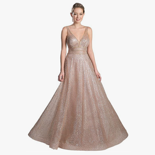 Bridesmaid dresses v neck full length Tulle Double V-Neck A Breathtaking Cut That Will Look Amazing on You!