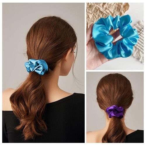Led light hair scrunchies- 9 soft and pleasant led Scrunchy hair bands