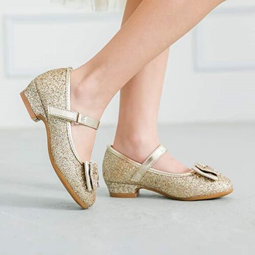 Sparkling evening shoes for girls