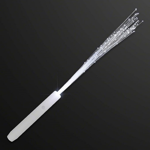 Light up fiber optic wands wedding LED wands with Optimistic fiber that lights up in the dark that create an exciting effect – Affordable package of 12 wands