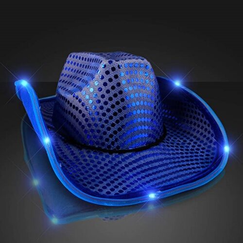 Light Up LED Cowboy Hat