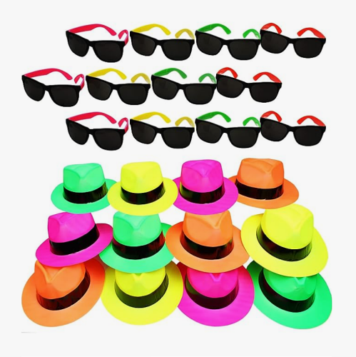 Neon wedding party hats Funny and fun accessories that produce...