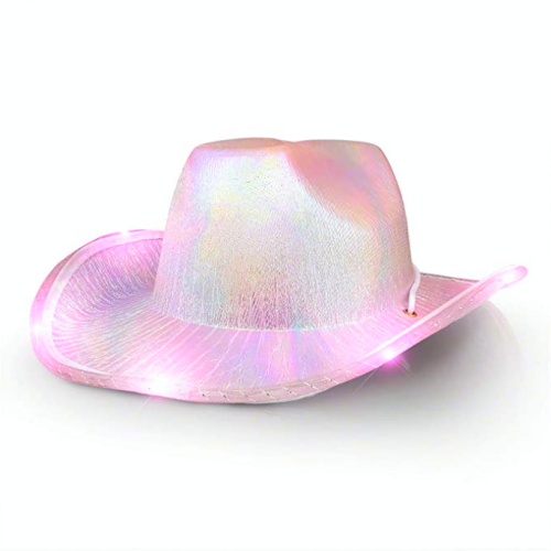 Light Up Space Cowgirl Hat