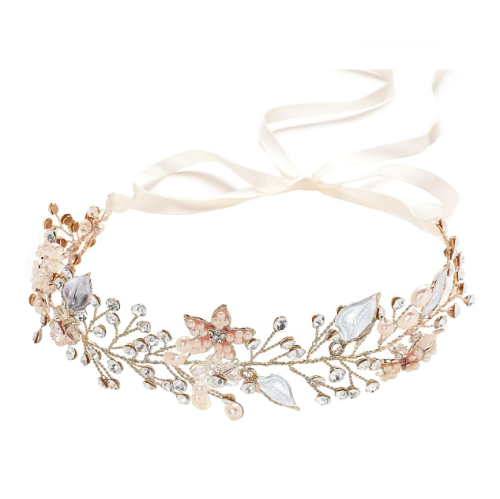 Flower girl crystal headband in a selection of amazing colors and with lots of luxurious and high-quality style of princesses