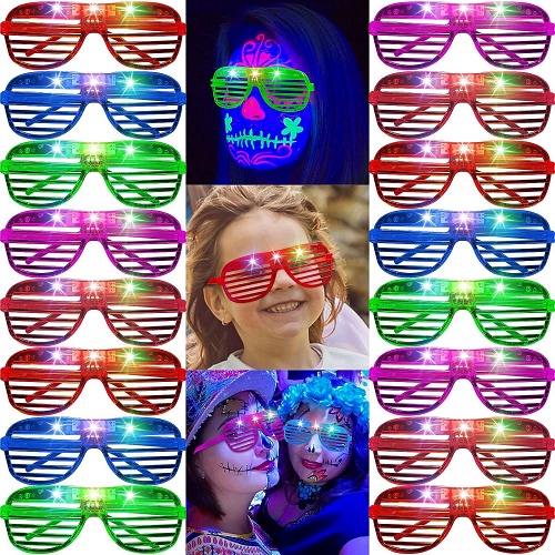 Wedding neon glasses Huge package of 40 pairs of glasses in 5 devastating colors that will lift your party