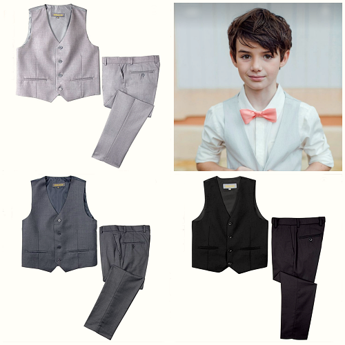 Big boy vest and pants set - 2-Piece tailored set in variety of colors