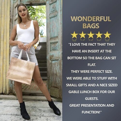 Rose gold gift bags wholesale