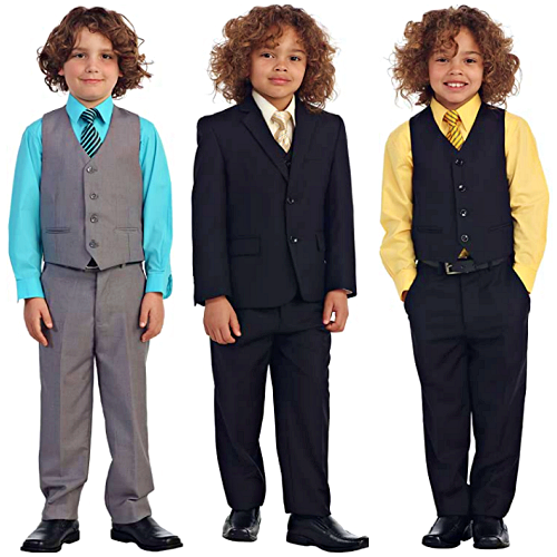 Formal Kids Toddler Boys Suit 1 ps Vest Choice of Colors 