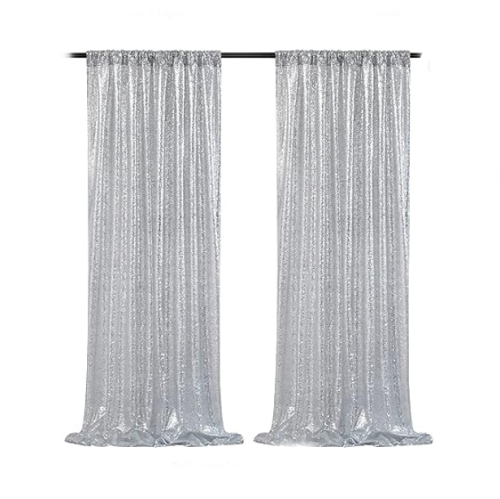 Wedding backdrop curtains sequin For events pictures home decor and...