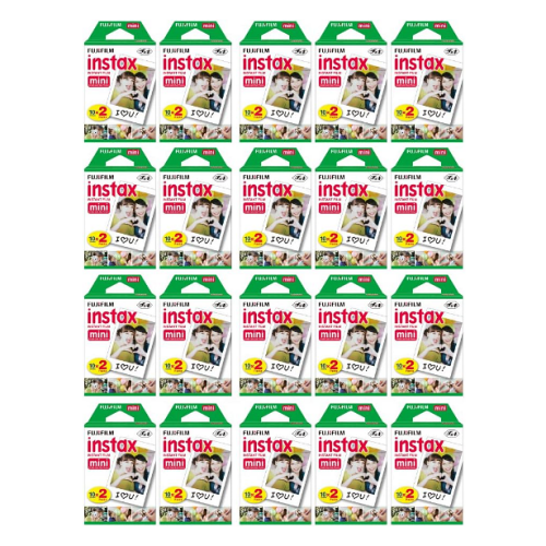 Fujifilm instax mini instant film 20 pack A super affordable package of no less than 400 sheets – Perfect for weddings and events