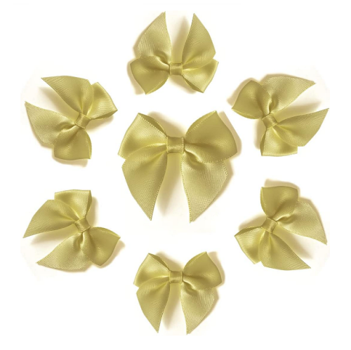 Small satin ribbon bows 25 Pieces Mini Satin Ribbon Bows with Removable Sticky Gel Pads