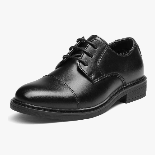 Boy’s Dress Oxford Formal Shoes in classic black or brown Suitable for toddlers to big kids