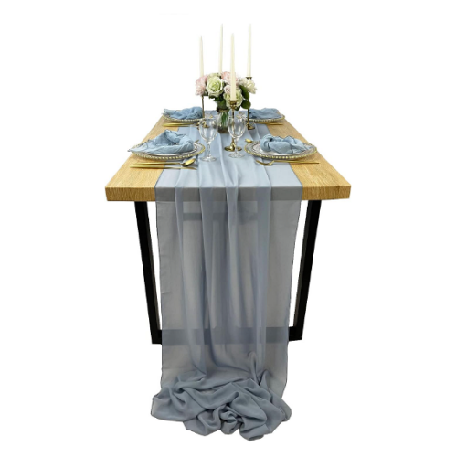 Chiffon table runners wedding for a stunning and easy design...