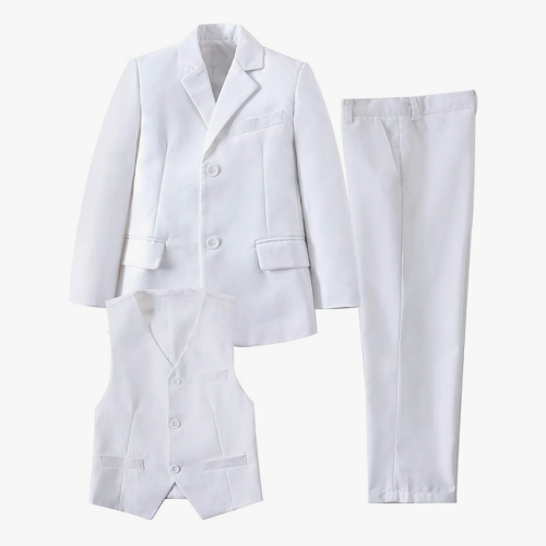 Boy’s formal suits set Tailored sets in 2 or 3 parts Devastating style in a selection of colors! Sizes: 2T – 14 Years