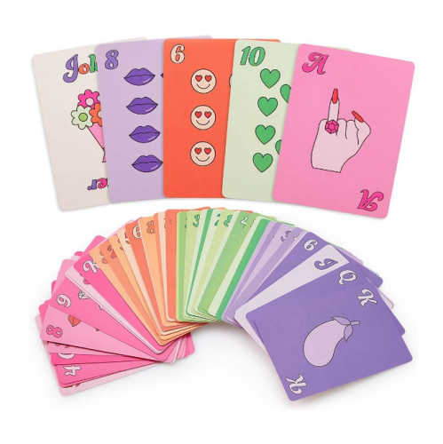 Bachelorette party playing cards cheap Poker cards in a colorful...