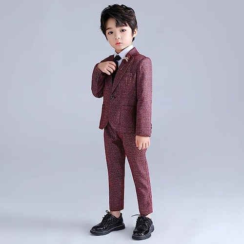 Toddler boy plaid suit in a selection of styles and...
