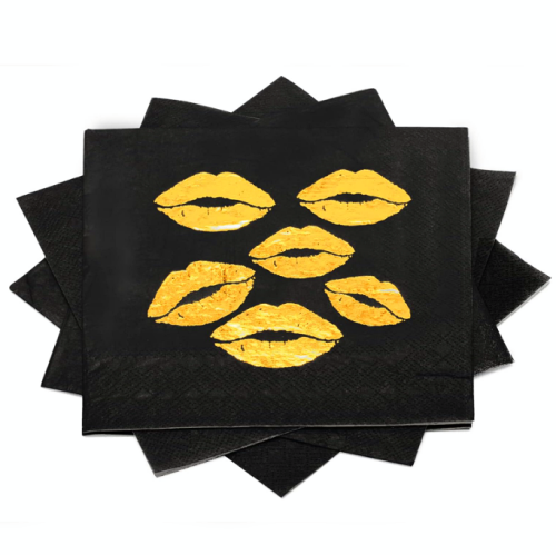 Bachelorette napkins bulk An affordable package of 20  40  100 designed cocktail napkins with breathtaking foil lettering