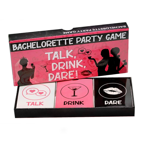 Hen Party Games At Home 3-in-1 Game to Celebrate the Bride to Be Fun Drinking Games and Dares for Girls’ Night Out! | Essential