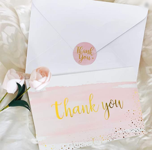 Thank you cards after wedding