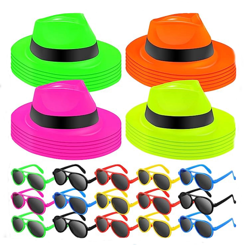 Where to buy neon party supplies Set of 24 neon...