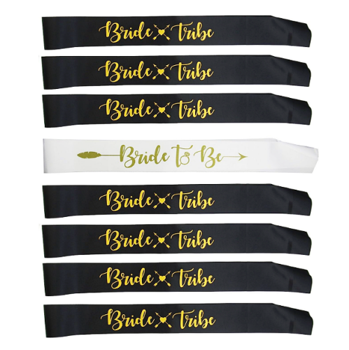 Bridal tribe sashes for bachelorette party Set of 8 pleasant...
