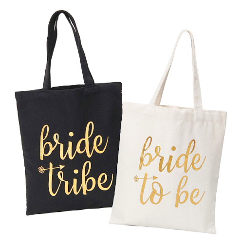 Bride tribe tote bags Set of 7 BRIDE TRIBE bags or BRIDE TO BE for the bride – An everyday, colorful and comfortable item