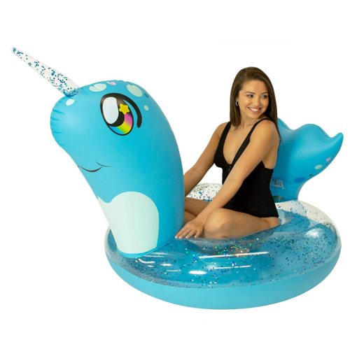 Pool inflatables adults a particularly sweet blue whale inflatable suitable for adults and children and will color your party
