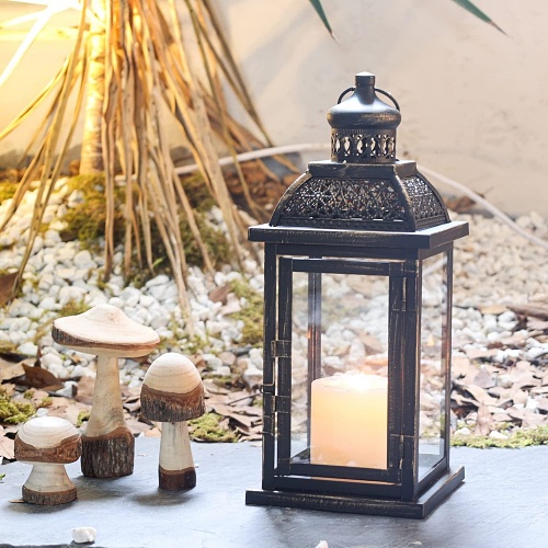 Lantern wedding decor ideas Outdoor Lantern Decorative, 14.4” Large Black...